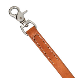 Atadura de cuero engrasado western Pool’s Aceite claro Marrón