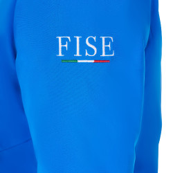 Chaqueta impermeable de mujer Equestro x FISE Azul de Savoie