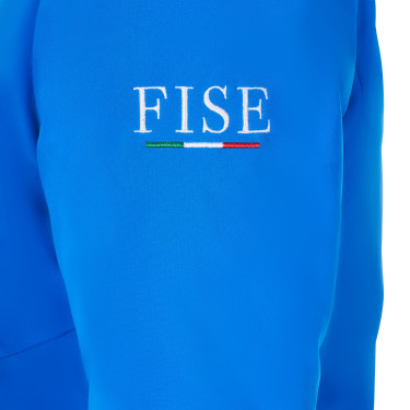 Chaqueta impermeable de mujer Equestro x FISE Azul de Savoie