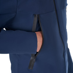 Chaqueta impermeable hombre Equestro x FISE Americana marina Azul marino