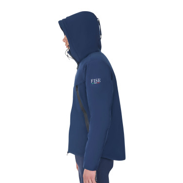 Chaqueta impermeable hombre Equestro x FISE Americana marina Azul marino