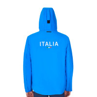 Chaqueta impermeable hombre Equestro x FISE Azul de Savoie