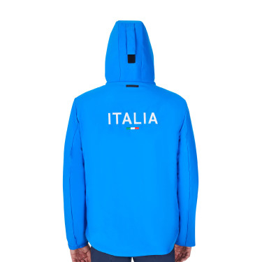 Chaqueta impermeable hombre Equestro x FISE Azul de Savoie