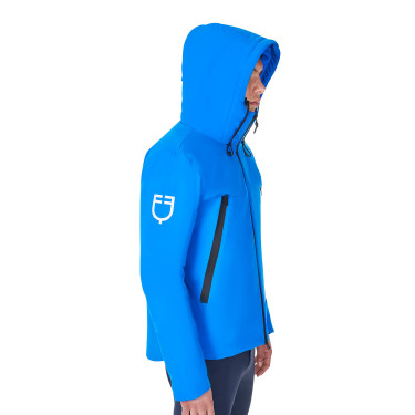 Chaqueta impermeable hombre Equestro x FISE Azul de Savoie