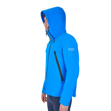 Chaqueta impermeable hombre Equestro x FISE Azul de Savoie