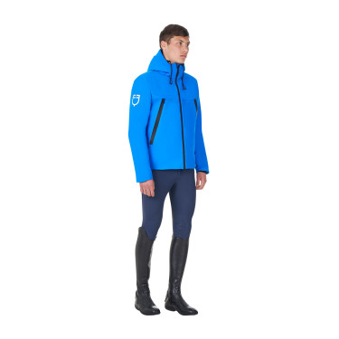 Chaqueta impermeable hombre Equestro x FISE Azul de Savoie