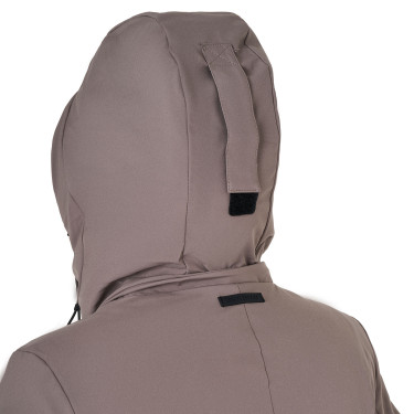 Chaqueta larga de mujer Equestro repelente al agua y cortavientos Atigrado