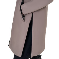 Chaqueta larga de mujer Equestro repelente al agua y cortavientos Atigrado