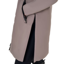 Chaqueta larga de mujer Equestro repelente al agua y cortavientos Atigrado