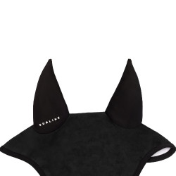 Bonete antimoscas Acavallo Sublime en Louvre con parche de logotipo en silicona Negro