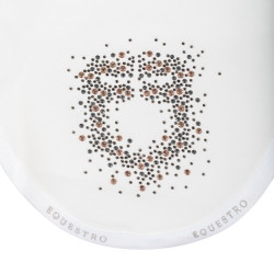 Gorro Equestro de tejido técnico con logotipo con purpurina Blanco Gorro Equestro de tejido técnico con logotipo con purpurina Blanco