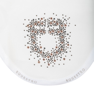 Gorro Equestro de tejido técnico con logotipo con purpurina Blanco Gorro Equestro de tejido técnico con logotipo con purpurina Blanco