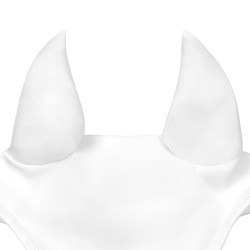 Gorro Equestro Silica con logo Blanco