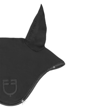 Gorro Equestro Universe de tejido técnico con detalles brillantes Negro
