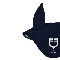 Gorro Equestro x FISE de tejido técnico Americana marina Azul marino