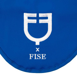 Gorro Equestro x FISE de tejido técnico Azul de Savoie