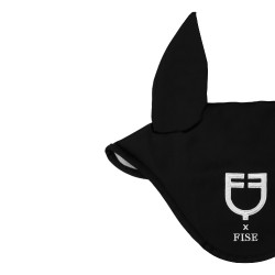 Gorro Equestro x FISE de tejido técnico Negro