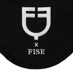 Gorro Equestro x FISE de tejido técnico Negro