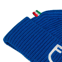 Gorro unisex de punto acanalado Equestro x FISE Azul de Savoie