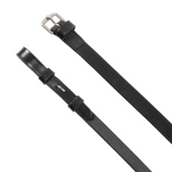 Brida de doma Equestro anatómica de cuero enrollado Negro