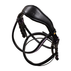 Brida anatómica Equestro de cuero Negro