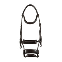 Brida Comfitec Equestro anatómica de cuero Marrón oscuro Marr&amp;amp;amp;oacute;n
