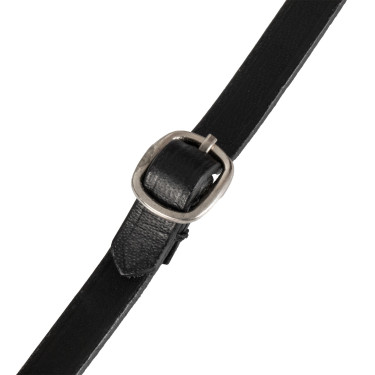 Brida de cuero Equestro con strass para caballo de juguete Negro