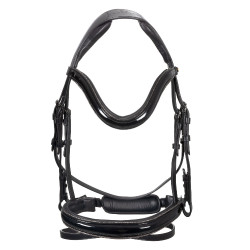 Brida Equestro curvada con forma frontal Negro