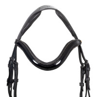 Brida Equestro curvada con forma frontal Negro