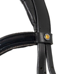 Brida Equestro curvada con forma frontal Negro