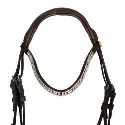 Brida Equestro Softy Cover Marrón oscuro Marr&amp;oacute;n