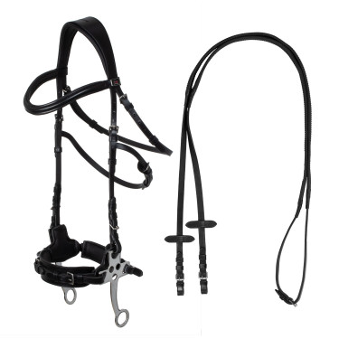 Brida hackamore Supreme Negro