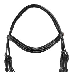 Brida mexicana Supreme con muserola anatómica Negro