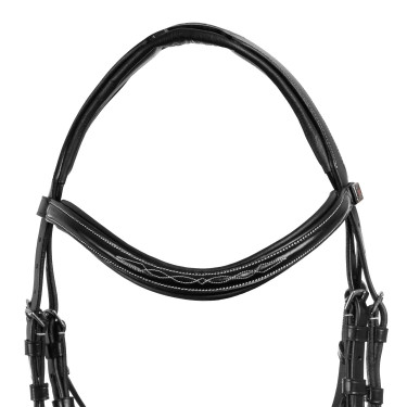 Brida mexicana Supreme con muserola anatómica Negro