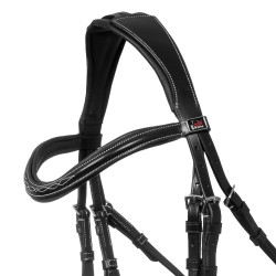 Brida mexicana Supreme con muserola anatómica Negro