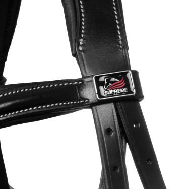 Brida mexicana Supreme con muserola anatómica Negro