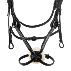 Brida mexicana Supreme con muserola anatómica Negro