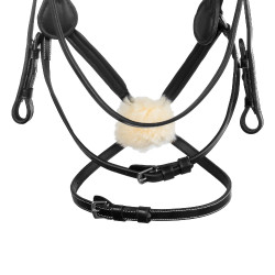 Brida mexicana Supreme con muserola anatómica Negro