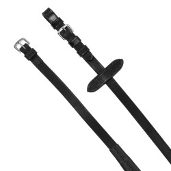 Brida Supreme Hemelite de doma con riendas de goma Negro