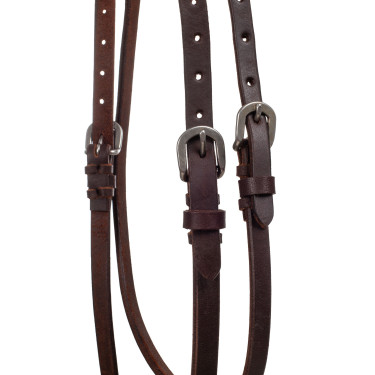 Brida western Lakota con frontal recto Engrasado