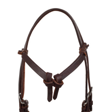Brida western Lakota con frontal recto Engrasado