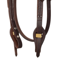 Brida western Lakota Quick Change con frontal recto Engrasado