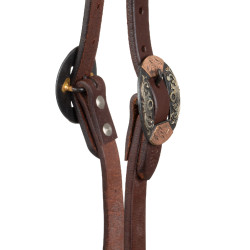 Brida western Pool’s one-ear hebillas German Buckles Engrasado