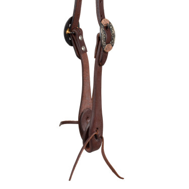 Brida western Pool’s one-ear hebillas German Buckles Engrasado