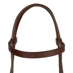 Brida western Pool's Quick Change con frontal recto Engrasado