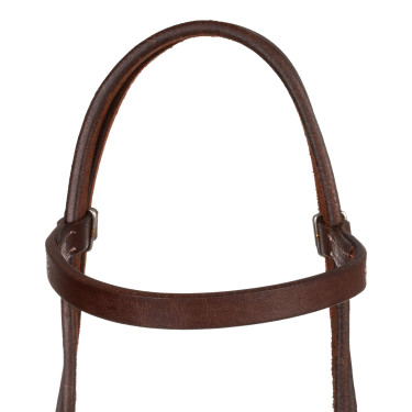 Brida western Pool's Quick Change con frontal recto Engrasado