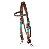 Brida western Pool’s Rope Waves Natural Marrón