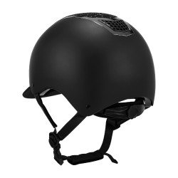 Casco Equestro con strass homologado EN 1384-2023 Negro / plata Casco Equestro con strass homologado EN 1384-2023 Negro / plata