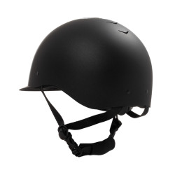 Casco unisex Equestro Azael con rueda trasera con EN 1384-2023 Negro / gunmetal Gris