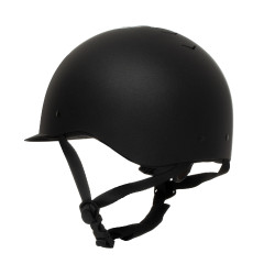 Casco unisex Equestro Azael con rueda trasera con EN 1384-2023 Negro / negro brillo Casco unisex Equestro Azael con rueda trasera con EN 1384-2023 Negro / negro brillo